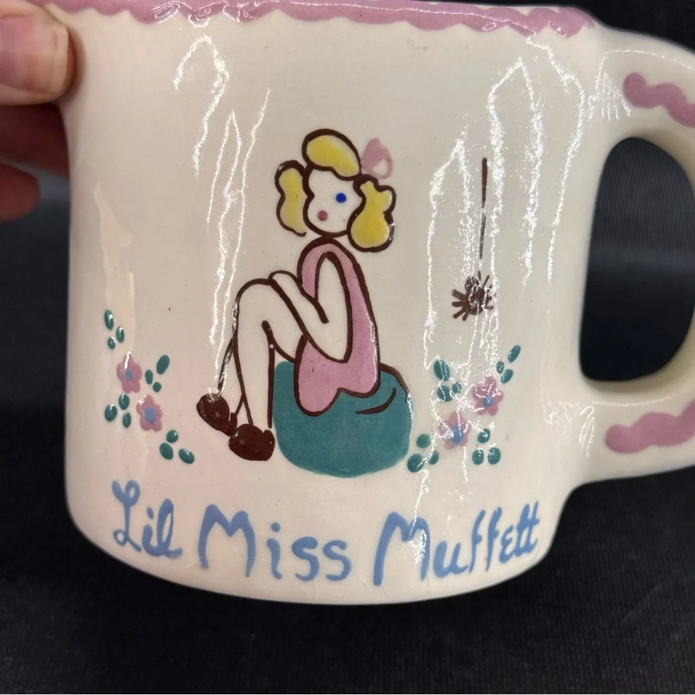 Vintage Lil Miss Muffett Ceramic Creamer Original By Dora California